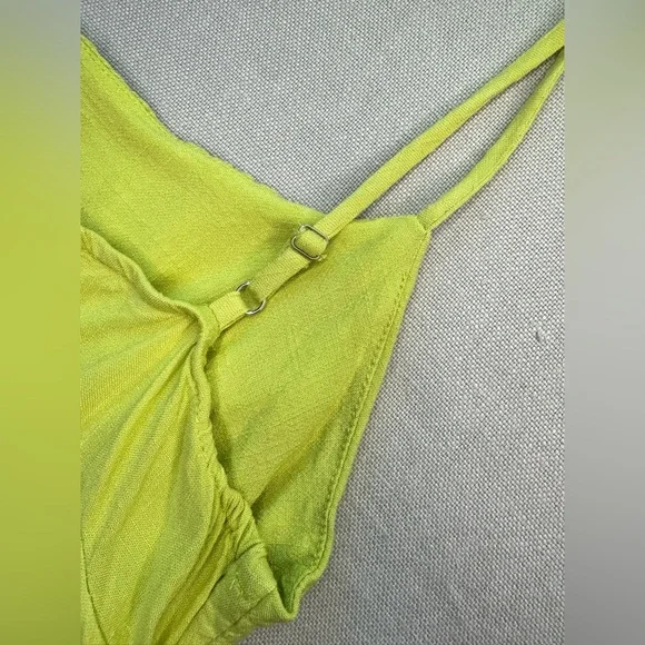 Mini dress scrunch, green, M - Picture 13 of 15